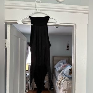 Fringe, high neck, bodysuit size medium
